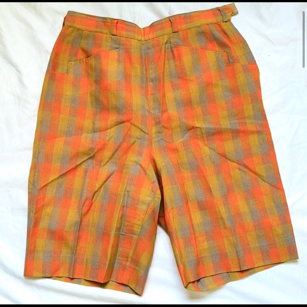 Rare vintage checkered shorts